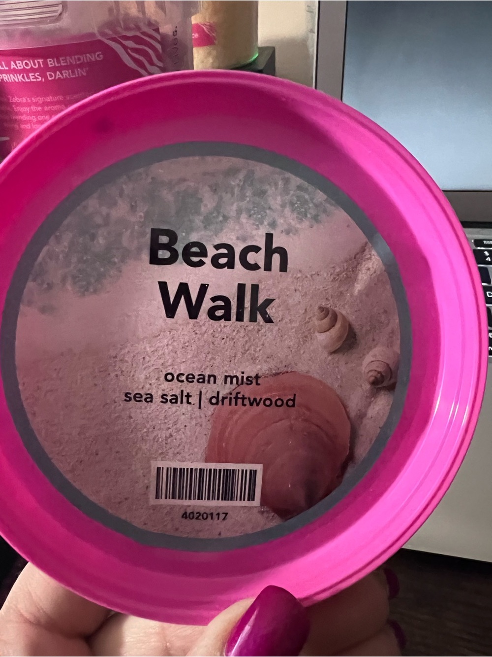 Pink zebra beach walk a full carton 16oz